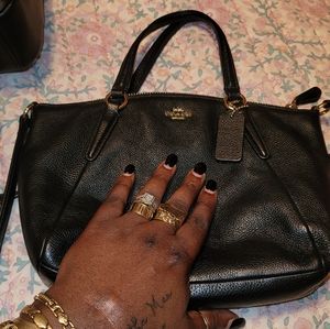 Small black authentic Coach purse
